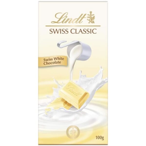 Lindt Swiss Classic White Chocolate 100 g