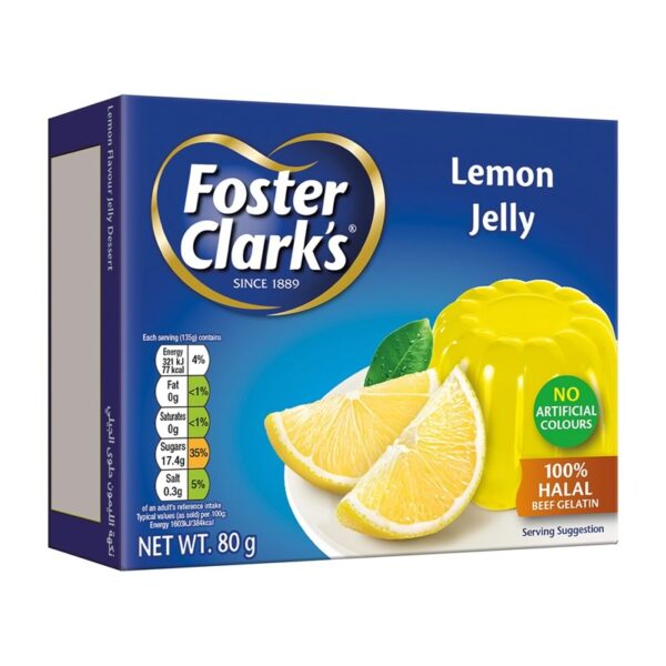 Lemon Jelly Dessert Foster Clark's 80g