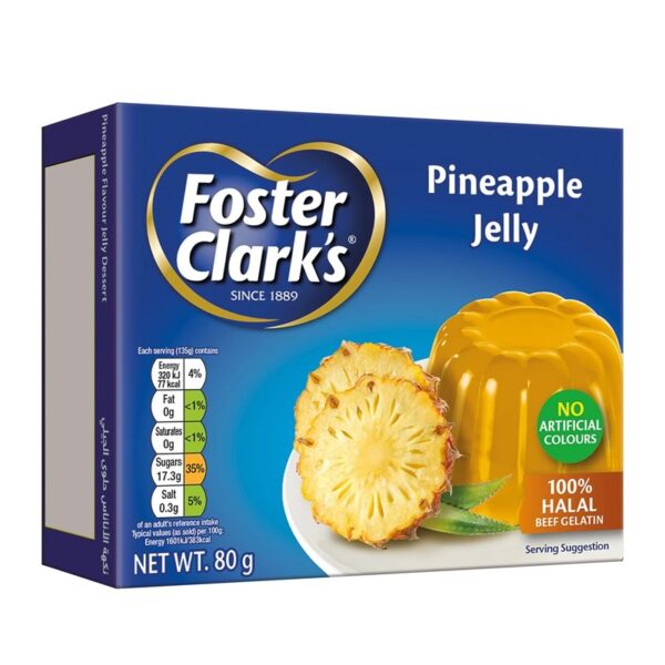 Strawberry Jelly Dessert Foster Clark's 80g