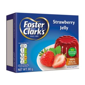 Strawberry Jelly Dessert Foster Clark's 80g