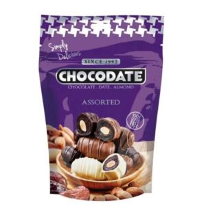 Chocolate coated date with almond - Chocodate Assorted