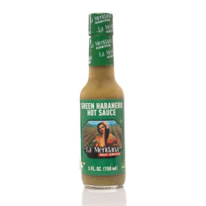 La Meridana Green habanero hot sauce 150ml bottle