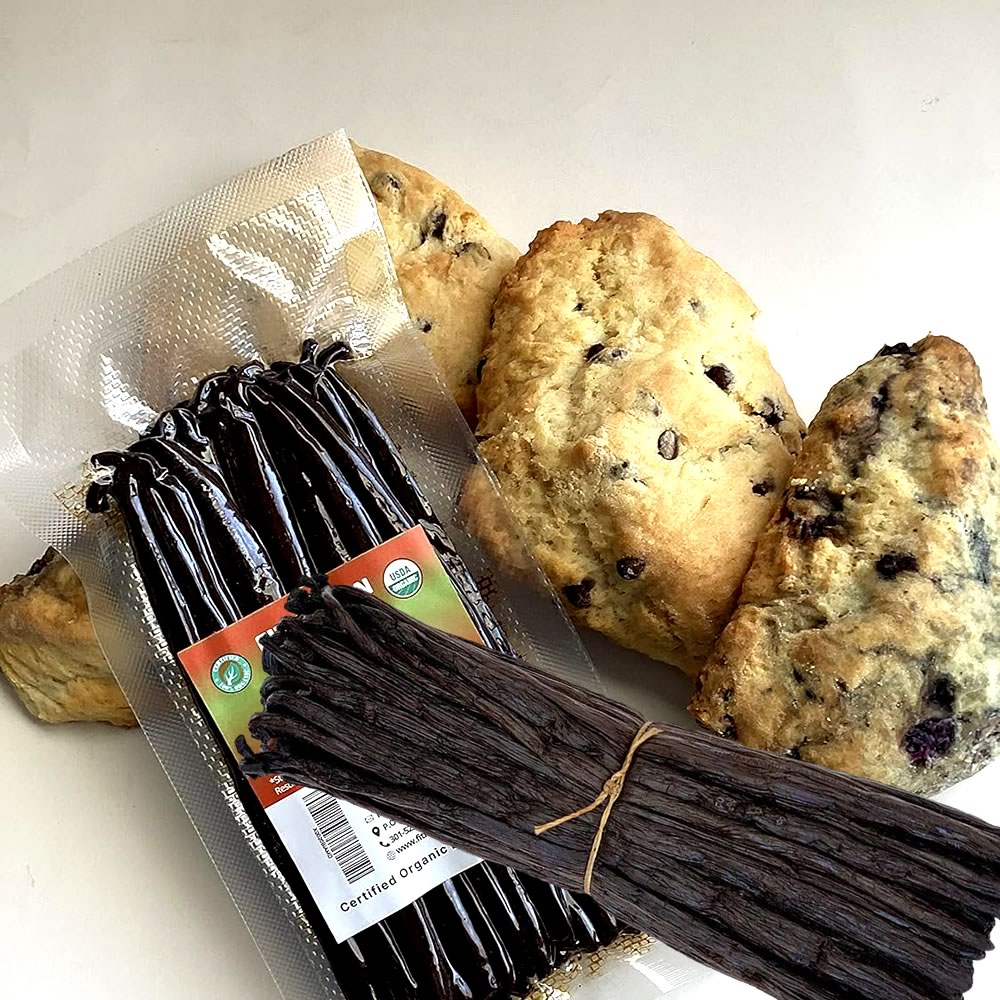 25 Organic Madagascar Vanilla Beans Grade A