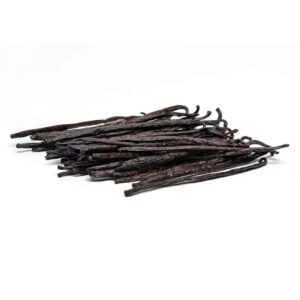 Grade B Vanilla Beans Bourbon Variety for Ice Cream, Desserts & Baked Goods