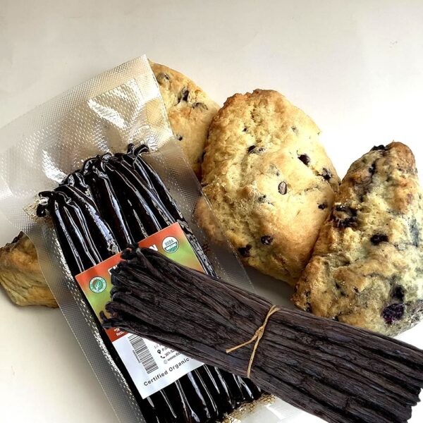 25 Organic Madagascar Vanilla Beans Grade A