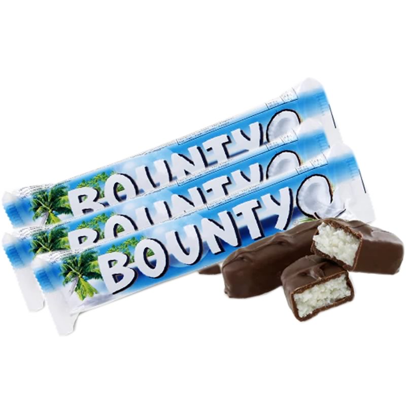 Bounty Coconut Chocolate Bar 57g x 3 Bounty Coconut Chocolate Bar 57g x 3