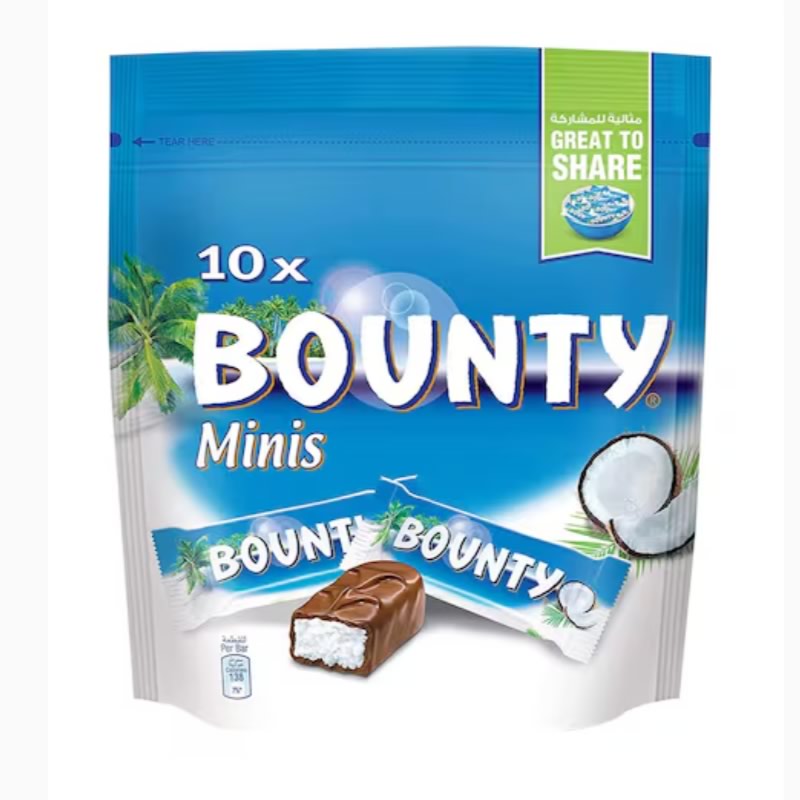 Bounty Coconut Chocolate Mini Bars 285g Bounty Coconut Chocolate Mini Bars 285g - Image 1