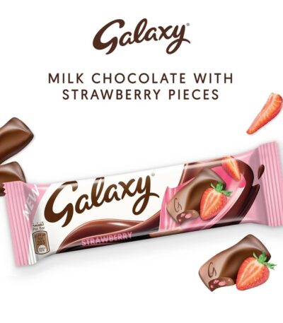 Galaxy Strawberry Chocolate Bars 36g