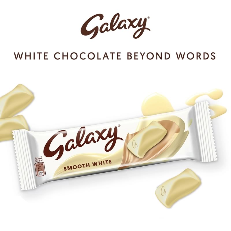 Galaxy White Chocolate Bars 38g Galaxy White Chocolate Bars 38g
