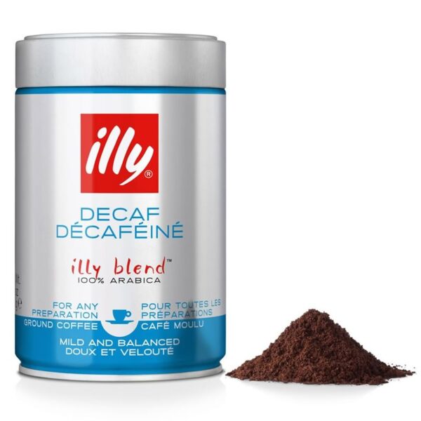 Illy Decaf Coffee Medium Roast 250g