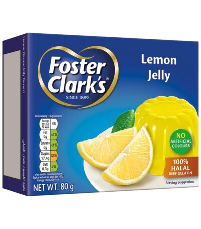 Lemon Jelly Dessert Foster Clark's 80g