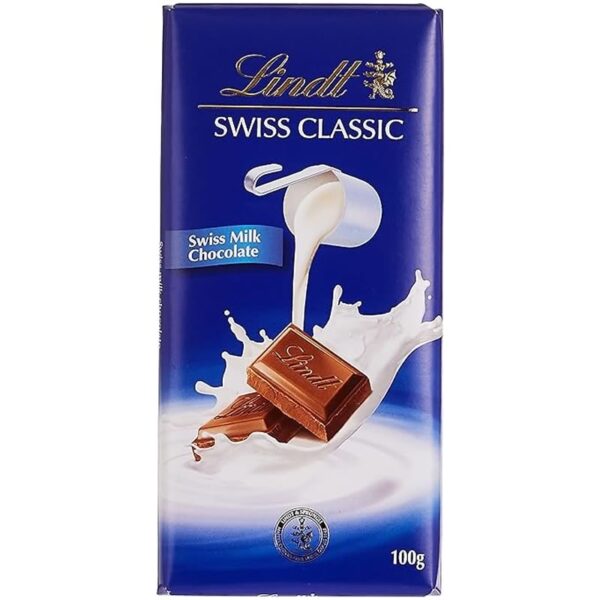 Lindt Swiss Classic Milk Chocolate 100 gm