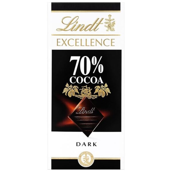 Lindt Excellence 70% Cocoa Dark Chocolate 100g