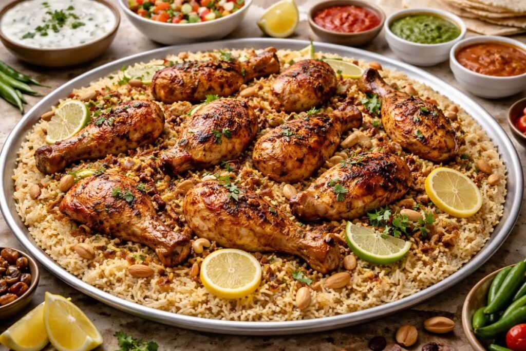 Chicken mandi made with mandi spice mix from Spice & Nuts