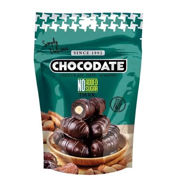 Chocolate Coated Dates CHOCODATE No Sugar Chocolate Coated Dates CHOCODATE No Sugar